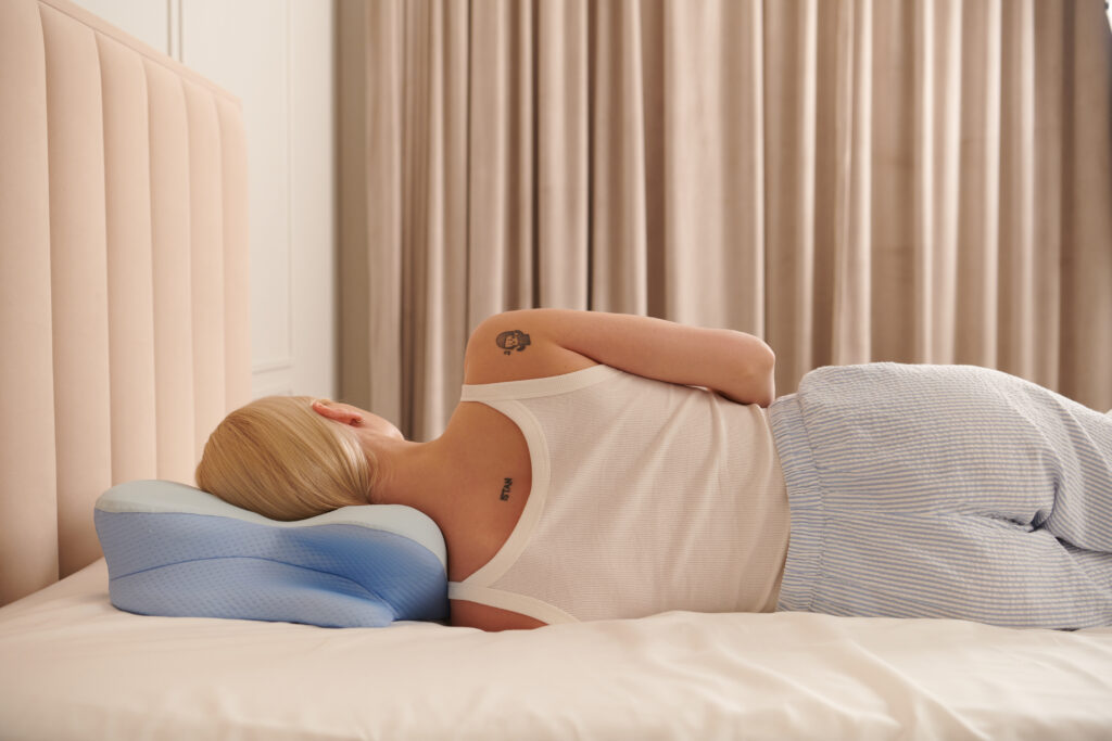 For Neck alignment -Derilla Ergo Pillow
